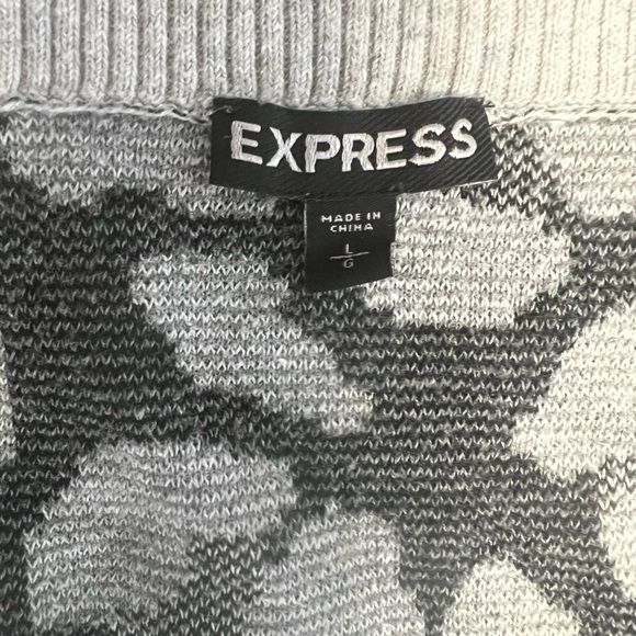 Express leopard print sweater - Picture 3 of 4